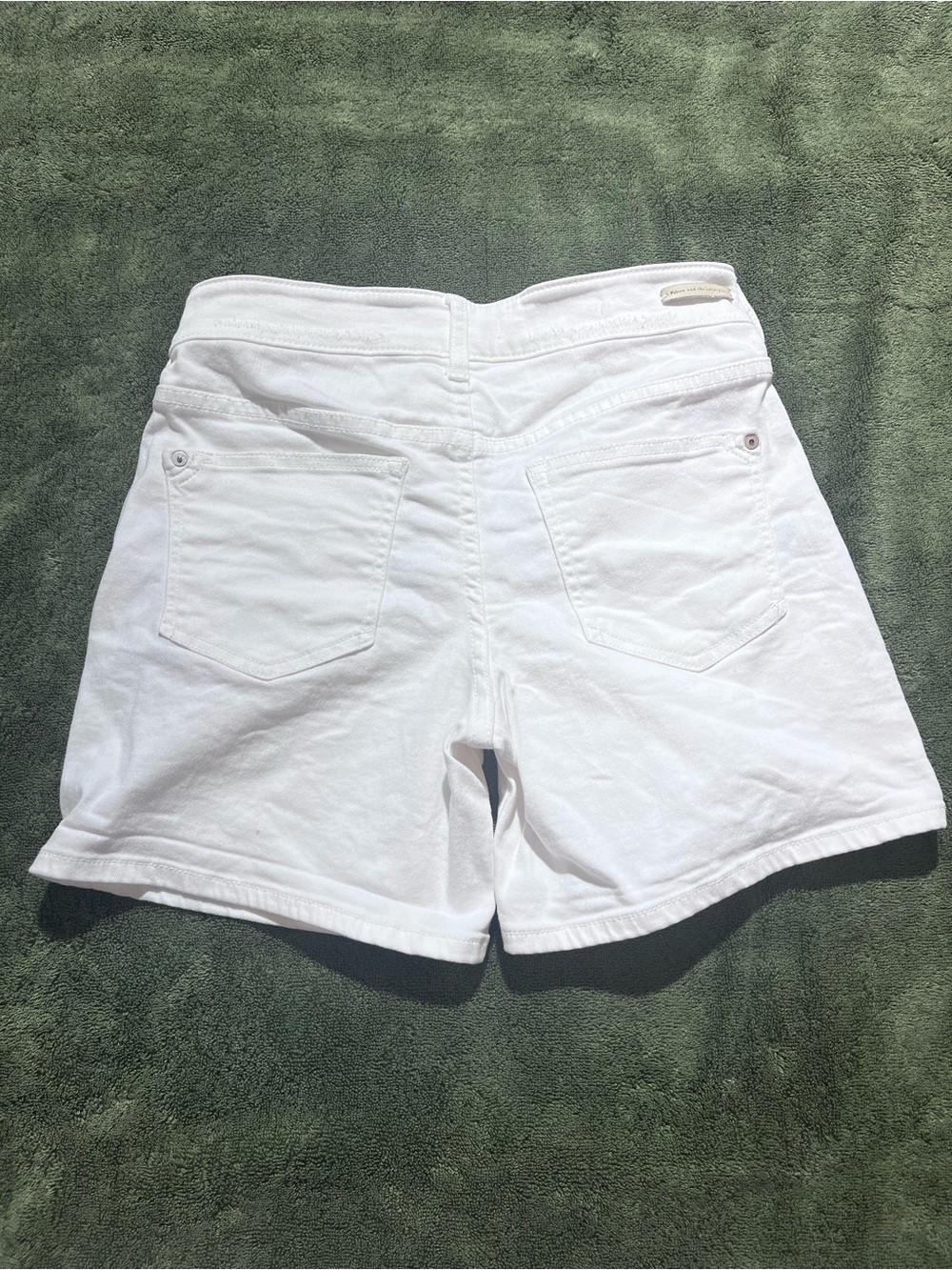 Anthropologie White Denim Shorts - Picture 3 of 5